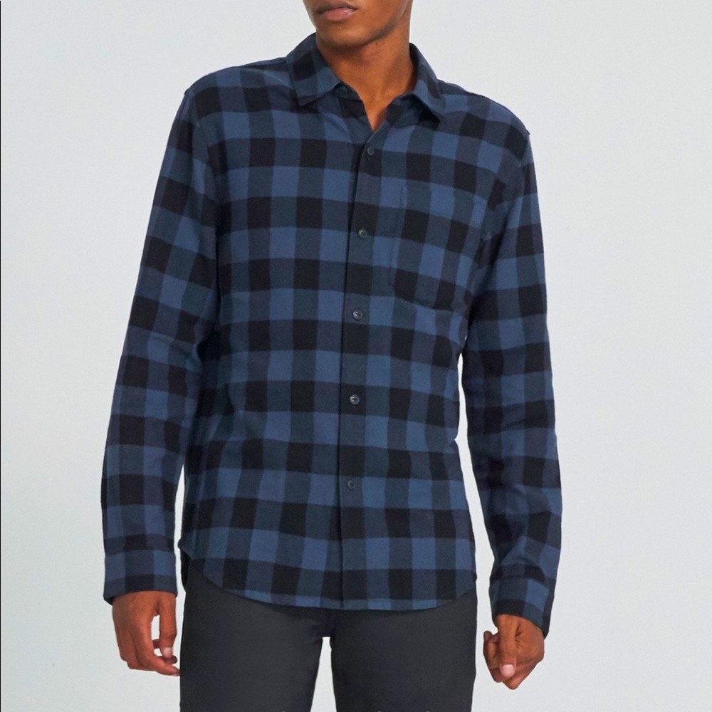 J Brand Men Tertium button-down 100% cotton shirt